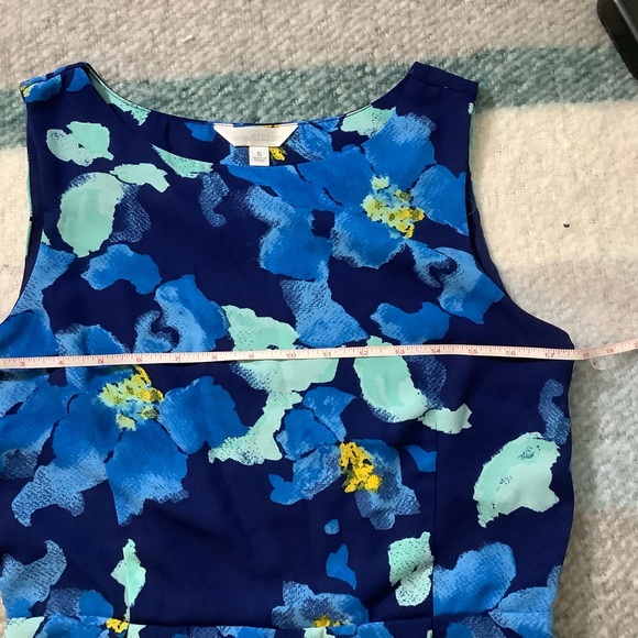 Charming Charlie dress women size Small sleeveless blue floral print . - Picture 10 of 11